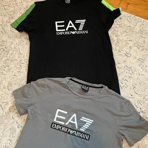 2 EA7 Armani shirts